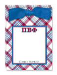 Noteworthy Collections - Sorority Tear Pads (Pi Beta Phi - Plaid)