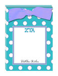 Noteworthy Collections - Sorority Tear Pads (Zeta Tau Alpha - Simple Dots)