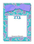 Noteworthy Collections - Sorority Tear Pads (Zeta Tau Alpha - Paisley)