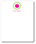 Polka Dot Pear Design - Notepads (Pink Apple) (1277n)