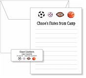 Queen Bee Personalized Camp Pad and Label Set - Sports (GS-C06)
