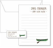 Queen Bee Personalized Camp Pad and Label Set - Canoe (GS-C07)