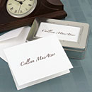 Royal Imprints - Silver Stationery Tin With Notes (Paper and Stuff - Page U)