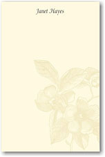 Stacy Claire Boyd Stationery - Caramel Dogwood (Padded Stationery) (75260)