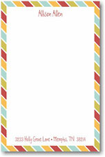 Stacy Claire Boyd Stationery - Candy Green Necktie (Padded Stationery) (75273)
