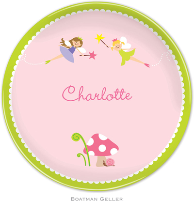 Boatman Geller - Personalized Melamine Plates (Fairy)