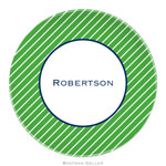 Boatman Geller - Custom Personalized Melamine Plates (Kent Stripe) (599+P09+A03)