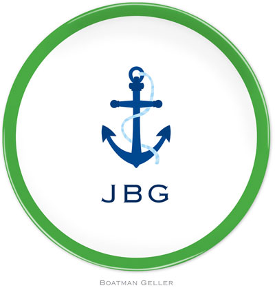 Boatman Geller - Custom Personalized Melamine Plates (Icon with Border) (109+C015+B09)
