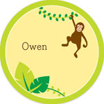 Boatman Geller - Personalized Plates (Monkey) (18946)