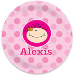 I'm Inkpressed Melamine Plates - Curly Girl (Holiday Papers #MP-1205)