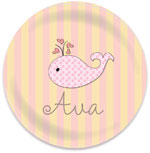 I'm Inkpressed Melamine Plates - Pink Whale (Holiday Papers #MP-1209)