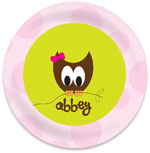 I'm Inkpressed Melamine Plates - Owl (Holiday Papers #MP-1213)