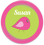 I'm Inkpressed Melamine Plates - Birdie (Holiday Papers #MP-1219)