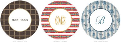 Melamine Plates by Julie Browning Bova