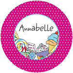 iDesign Melamine Plates - Sweet Treats (ID_PLATE_03)