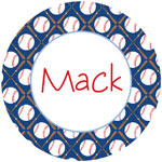 iDesign Melamine Plates - Baseball (ID_PLATE_10)