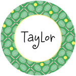 iDesign Melamine Plates - Tennis (ID_PLATE_12)