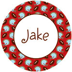 iDesign Melamine Plates - Football (ID_PLATE_19)
