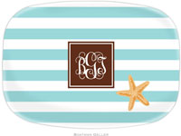 Boatman Geller - Personalized Melamine Platters (Stripe Starfish Preset)