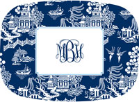 Boatman Geller - Personalized Platters (Chinoiserie Navy) (20955)