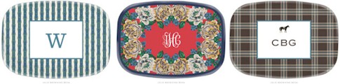 Melamine Platters by Julie Browning Bova