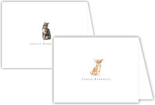 Customized Pet Folded Note Stationery by Stacy Claire Boyd