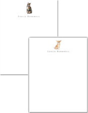 Customized Pet Flat Note Stationery by Stacy Claire Boyd