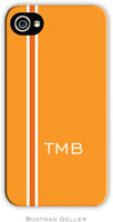 Boatman Geller Hard Phone Cases - Racing Stripe Orange (BACKORDERED)