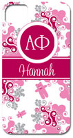Hard Phone Cases - Alpha Phi - Lyre Swirl (GOTGK-AF-06)