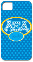 Hard Phone Cases - Alpha Xi Delta - Applique Letters on Dots (GOTGK-AXD-01)
