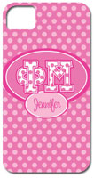 Hard Phone Cases - Phi Mu - Applique Letters on Dots (GOTGK-FM-01)
