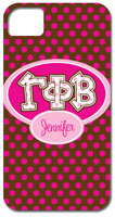 Hard Phone Cases - Gamma Phi Beta - Applique Letters on Dots (GOTGK-GFB-01)