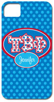 Hard Phone Cases - Pi Beta Phi - Applique Letters on Dots (GOTGK-PBF-01)