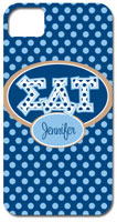 Hard Phone Cases - Sigma Delta Tau - Applique Letters on Dots (GOTGK-SDT-01)
