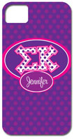 Hard Phone Cases - Sigma Kappa - Applique Letters on Dots (GOTGK-SK-01)