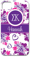 Hard Phone Cases - Sigma Kappa - Lyre Swirl (GOTGK-SK-06)