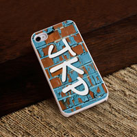 Personalized iPhone Case (Graffiti with White Trim) (GC973)