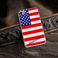 Personalized iPhone Case (Show Colors with White Trim) (GC973)
