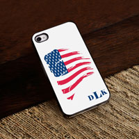 Personalized iPhone Case (American with Black Trim) (GC974)