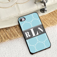 Personalized iPhone Case (Rings with Black Trim) (GC974)