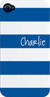 Kelly Hughes Designs - Phone Cases (Blue & White Stripe) (pc1103)