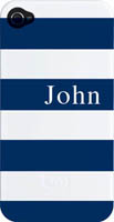 Kelly Hughes Designs - Phone Cases (Navy & White Stripe) (pc1107)