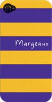 Kelly Hughes Designs - Phone Cases (Purple & Gold Stripe) (pc1112)
