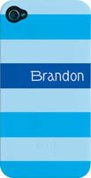 Kelly Hughes Designs - Phone Cases (Blue & Multi Stripe) (pc1115)