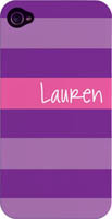 Kelly Hughes Designs - Phone Cases (Purple & Multi Stripe) (pc1118)