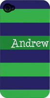 Kelly Hughes Designs - Phone Cases (Blue Green Stripe) (pc1120)