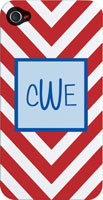 Kelly Hughes Designs - Phone Cases (Red Chevron) (pc915)