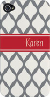 Kelly Hughes Designs - Phone Cases (Grey Lattice) (pc920)