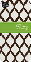 Kelly Hughes Designs - Phone Cases (Brown Lattice) (pc922)