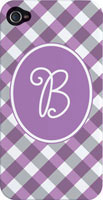 Kelly Hughes Designs - Phone Cases (Purple Gingham) (pc925)